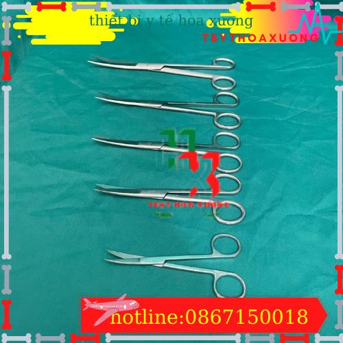 [ Chính Hãng parkistan ] Kéo Y Tế Cong Nhọn 12,14,16,18,20cm