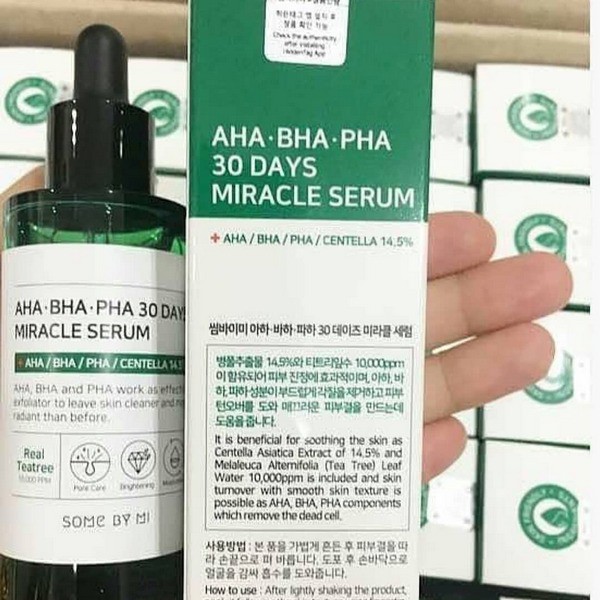 Tinh chất  Hỗ Trợ Giảm Mụn Some By Me AHA-BHA-PHA 30 Days Miracle Serum 50ml