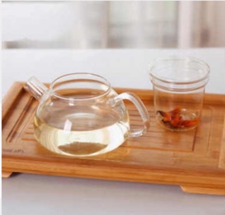 Bộ ấm chén thuỷ tinh 600ml (không kèm khay)