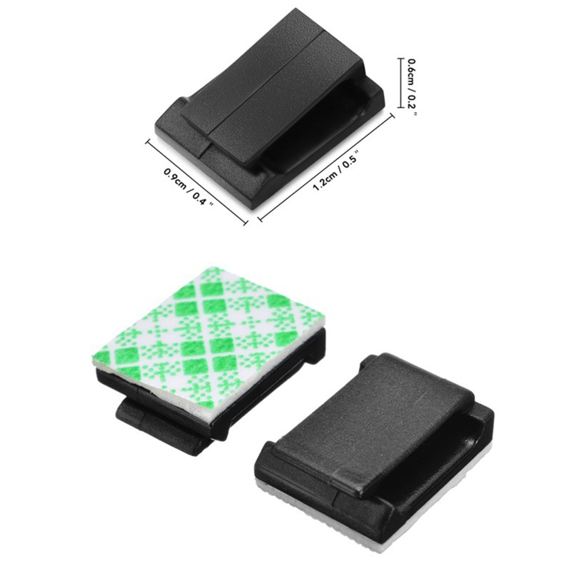 Set 30 Kẹp Cố Định Dây Cáp Tự Dính Tiện Lợi