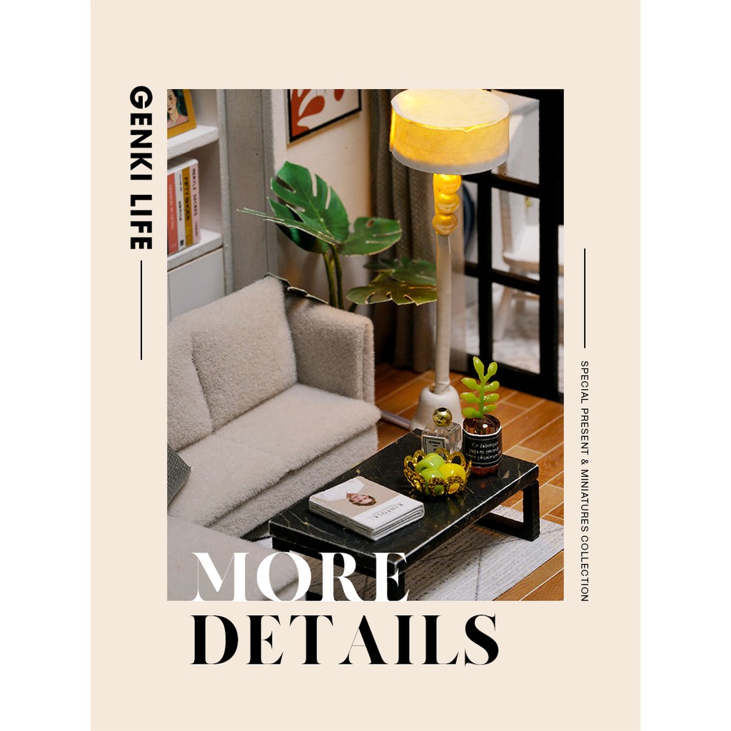 Mô Hình Nhà Gỗ DIY Vitality Life QT005