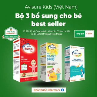 👉   combo sắt, DHA và D3-MK7 cho bé