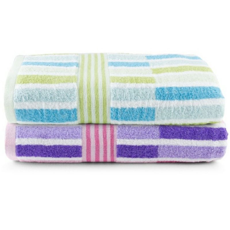 Khăn tắm Thái Lan chính hãng Frolina 38*76cm Stripe6004 - Mẫu Halido