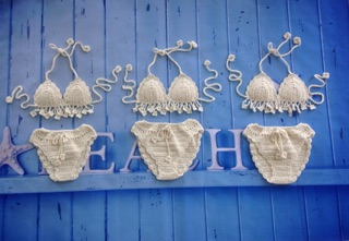 Sét bikini len móc - bikini len handmade cho bé - có sẵn - nhận oder theo màu và kích thước