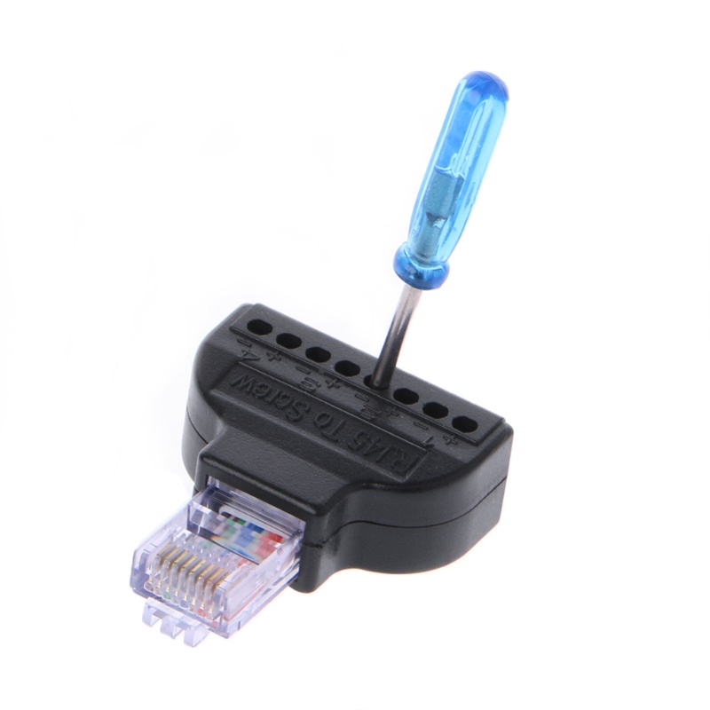 Đầu Chuyển Đổi RJ45 Ethernet Sang 8 Pin AV Chuyên Dụng Cho CCTV