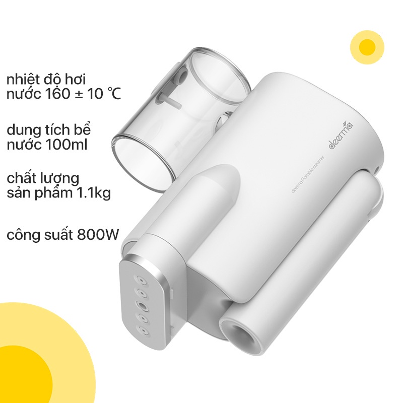 Máy ủi quần áo bằng hơi nước cầm tay Deerma HS007 HS100