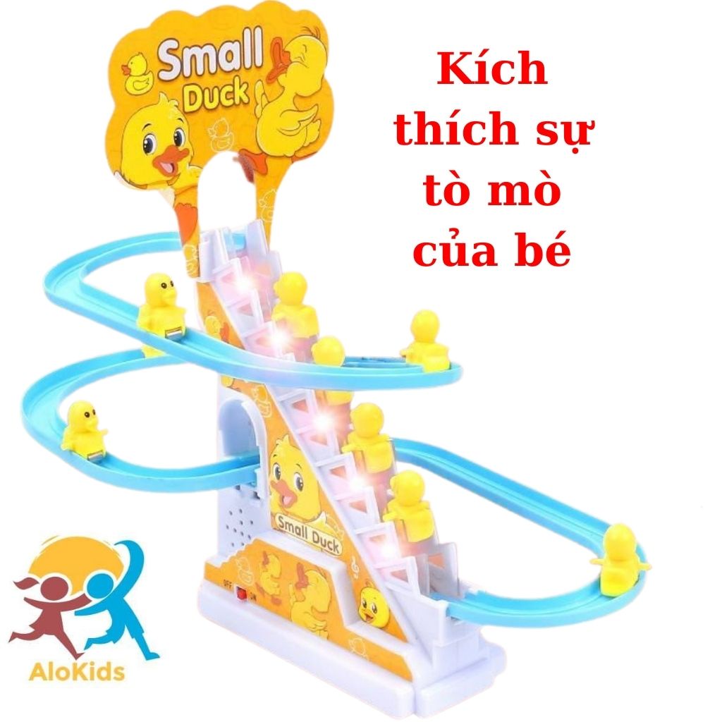 Bộ Đồ Chơi Vịt Vàng Leo Thang Kèm Đèn Và Nhạc Cho Bé Shop Alokidstb