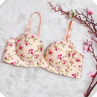 Big Sale: Áo ngực su hoa nhí siêu xinh đệm bàn tay nâng vừa phải thông hơi thoáng mát(QCHN003)