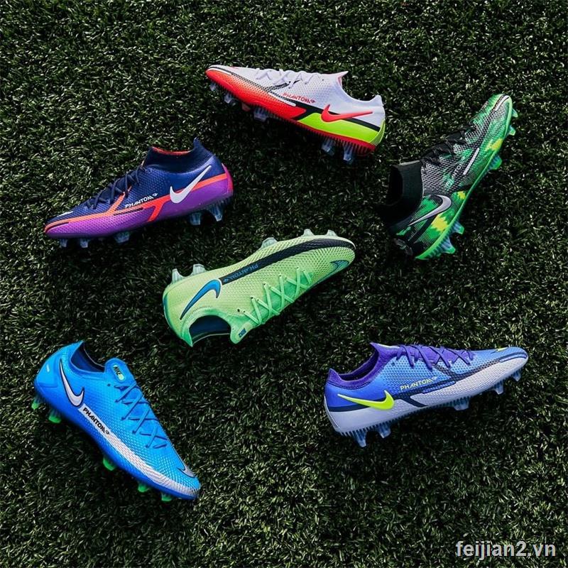 Giày Bốt Đá Bóng Kasut Bola Sepak NIKE PHANTOM GT2 Rawdacous PACK FG Cho Nam Và Nữ