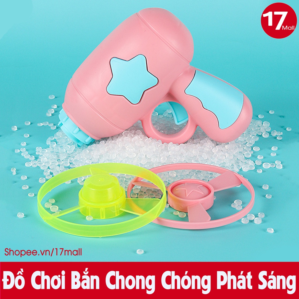 Đồ chơi bắn chong chóng, đĩa bay phát sáng nhiều màu sắc cho bé yêu Hương Gia Hân shop