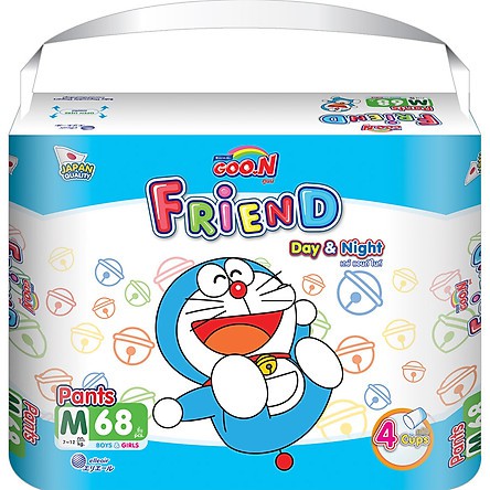 Bỉm Goon Friend/Premium Tã Quần M58 ; L48 , XL42 , XXL34 (Goon Thái ) Đã Có Hàng + Miếng Bó Kèm