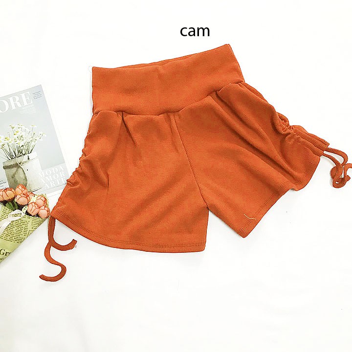 Quần đùi nữ từ 40-52kg - quần sọt short nữ thun gân rút dây - QNU42 | BigBuy360 - bigbuy360.vn