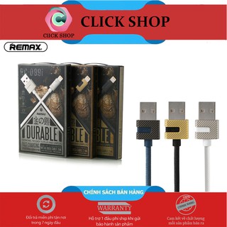 Cáp sạc điện thoại sạc nhanh Remax Rc-089i dòng 2.4A dây dài 1M