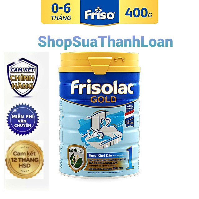 [HSD T7-2022] Sữa Bột Frisolac Gold 1 400g