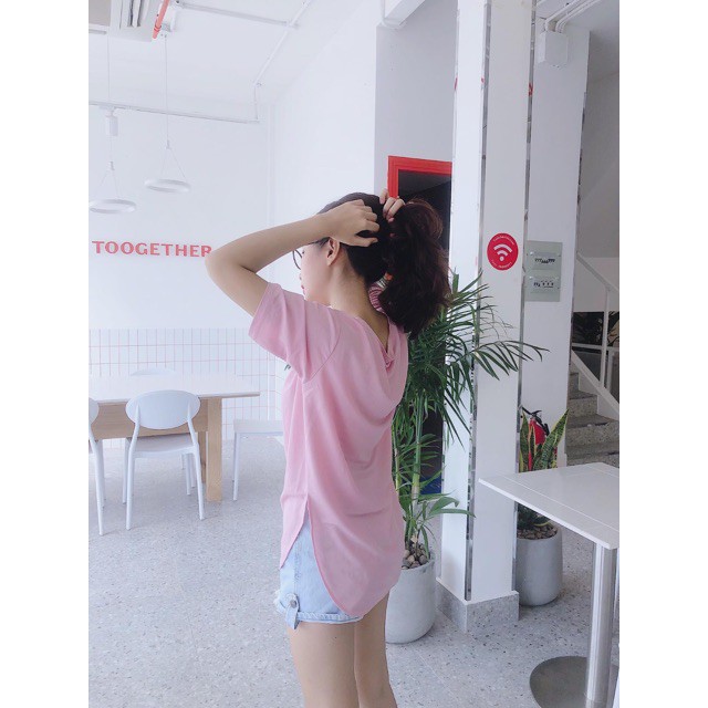 Áo Phông Nữ Vạt Bầu Siêu Mát 💋freeship 🥰 ảnh thật . ⛔