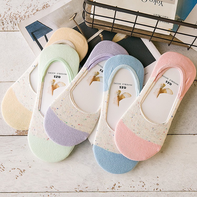 Vớ cotton chống trượt dễ thương tiện dụng