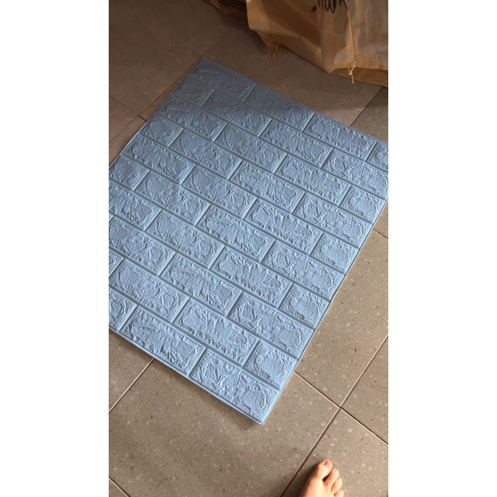 [Kho Phú Xuyên] XỐP DÁN TƯỜNG 3D GIẢ GẠCH TRANG TRí CÓ KEO DÁN SẴN 70 x 77 độ dày 3mm 4mm 5mm | BigBuy360 - bigbuy360.vn