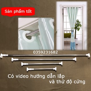 THANH TREO RÈM, MÀN CỬA, KHÔNG CẦN KHOAN, TREO ĐA NĂNG