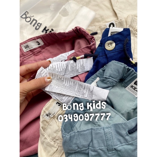 Quần Short Bé Trai Đũi Lật Gấu CottonOn