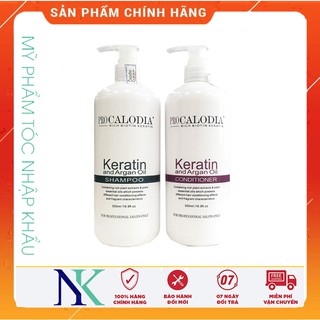 Dầu Gội Xã Calodia Keratin Phục Hồi Tóc Hư Tổn Nặng 500ml