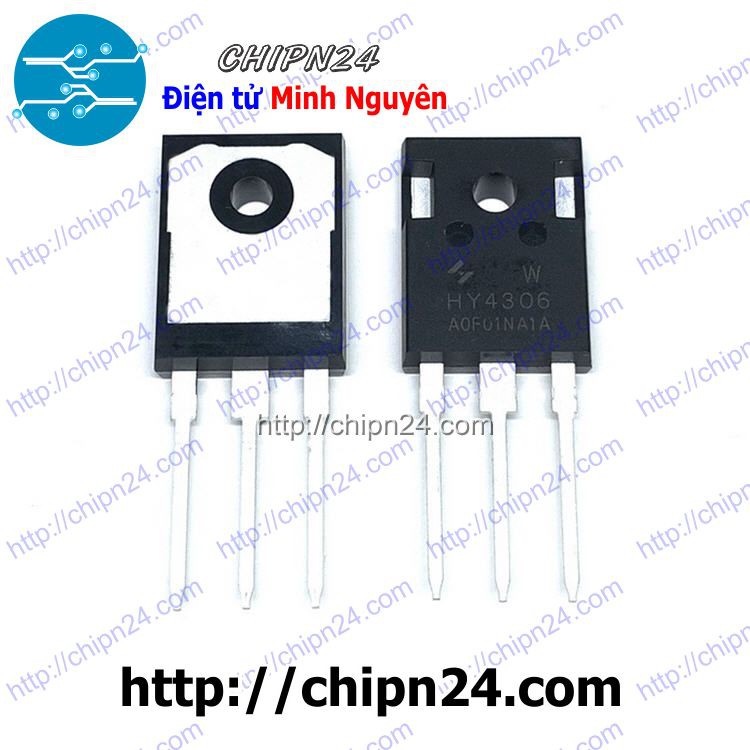 [2 CON] (KT1) MOSFET HY4306 TO-247 230A 60V (Kênh N) (HY4306W 4306)