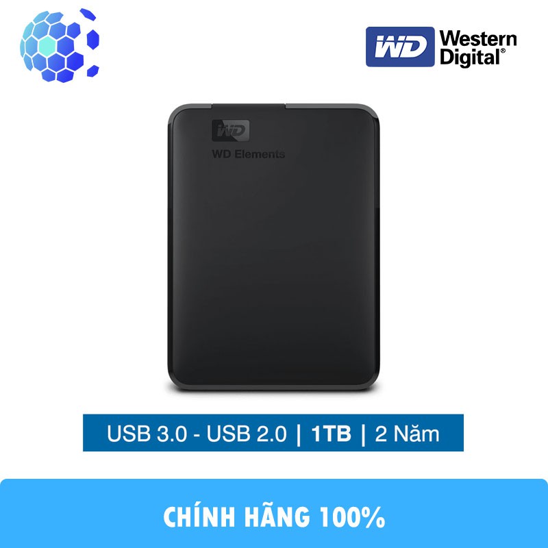 Ổ cứng di động WD Elements 1TB 2.5 inch chính hãng