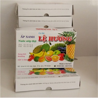 Combo 5 hộp Ấp xanh Lệ Hương (1 hộp) 12 ống * 6ml