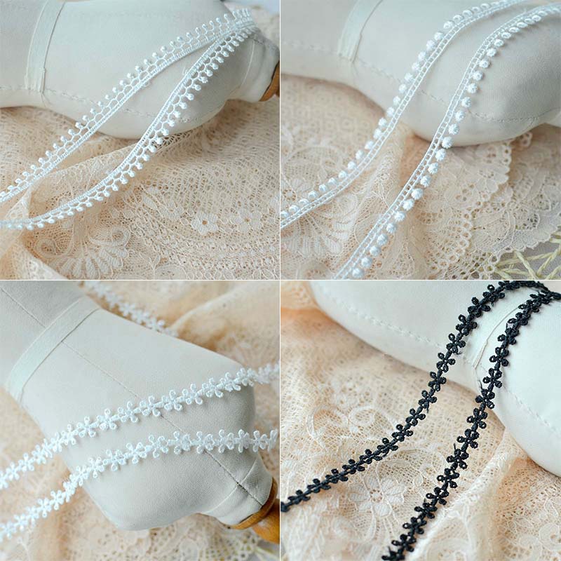 Cuộn Dây Ruy Băng Ren Hình Bông Hoa Dùng Trang Trí Tiệc Cưới / Giáng Sinh DIY