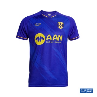 Áo bóng đá bản thi đấu CLB Sông Lam Nghệ An 2022 Sân Khách Grand Sport Màu Xanh Chính Hãng Chất liệu Polyester Cao cấp