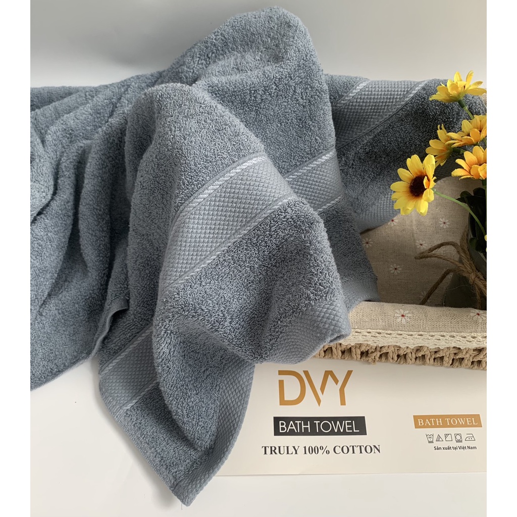 Khăn Tắm 70x140cm - 450gr Siêu Dày , 100% Cotton  Mềm Mại, Thấm Hút Tốt, Không Phai Màu Khi Sử Dụng
