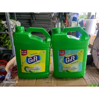 Nước rửa chén Gift hương Trà Chanh và hương Chanh can 3.8L