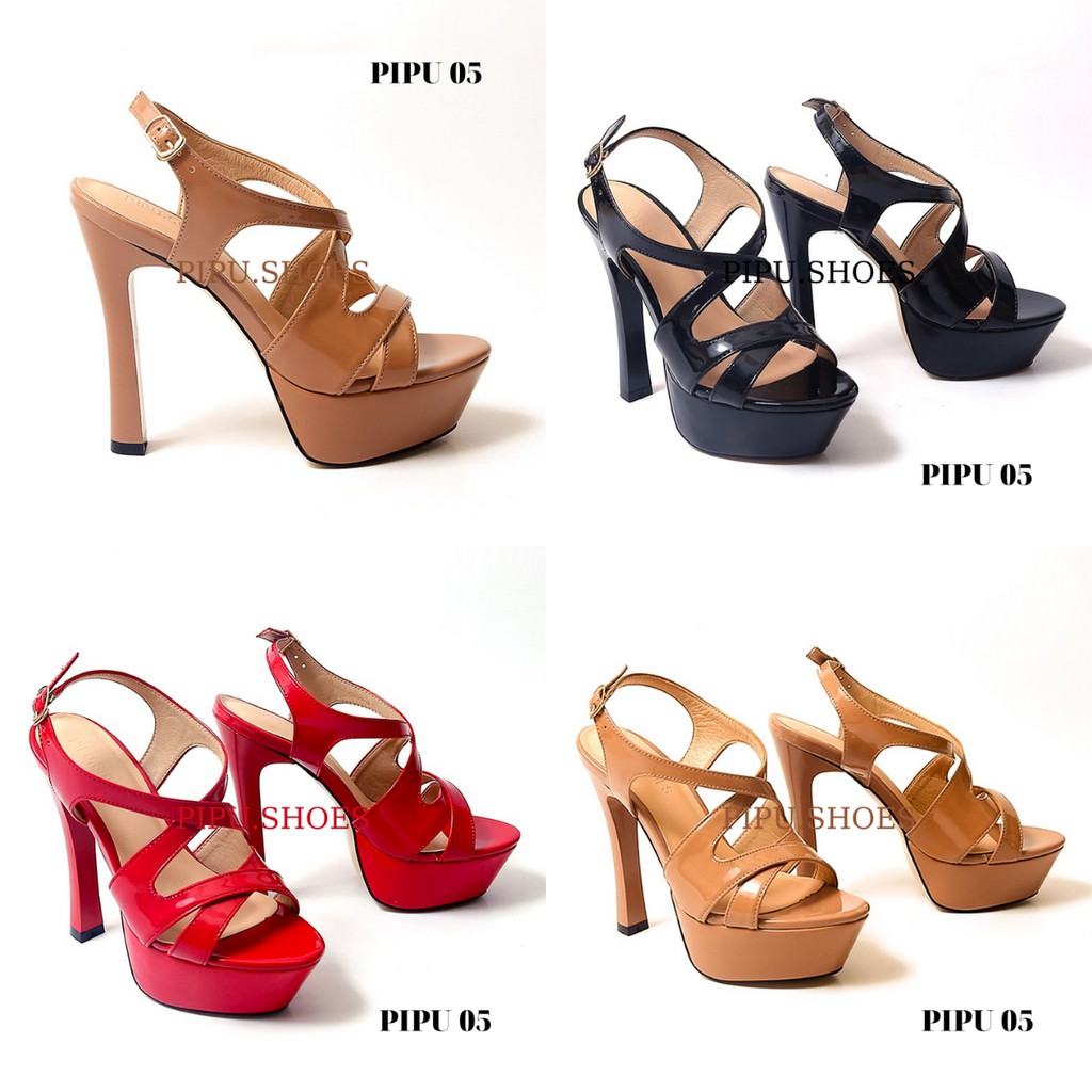 Giày cao gót đế đúp 12cm & 13cm, sandal cao gót nữ trên 10cm catwalk hoa hậu