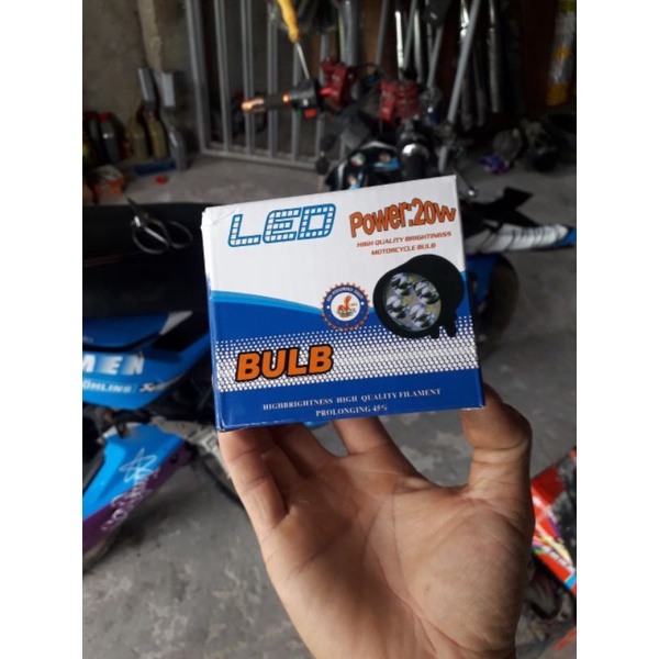 Đèn Trợ sáng L4 ngắn lắp xe máy xe điện