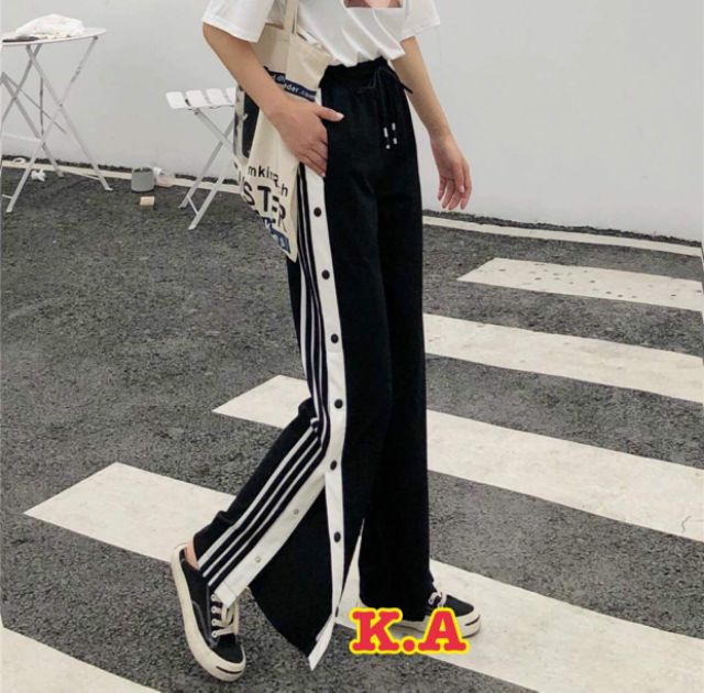 Quần xẻ cúc bấm siêu hít hót