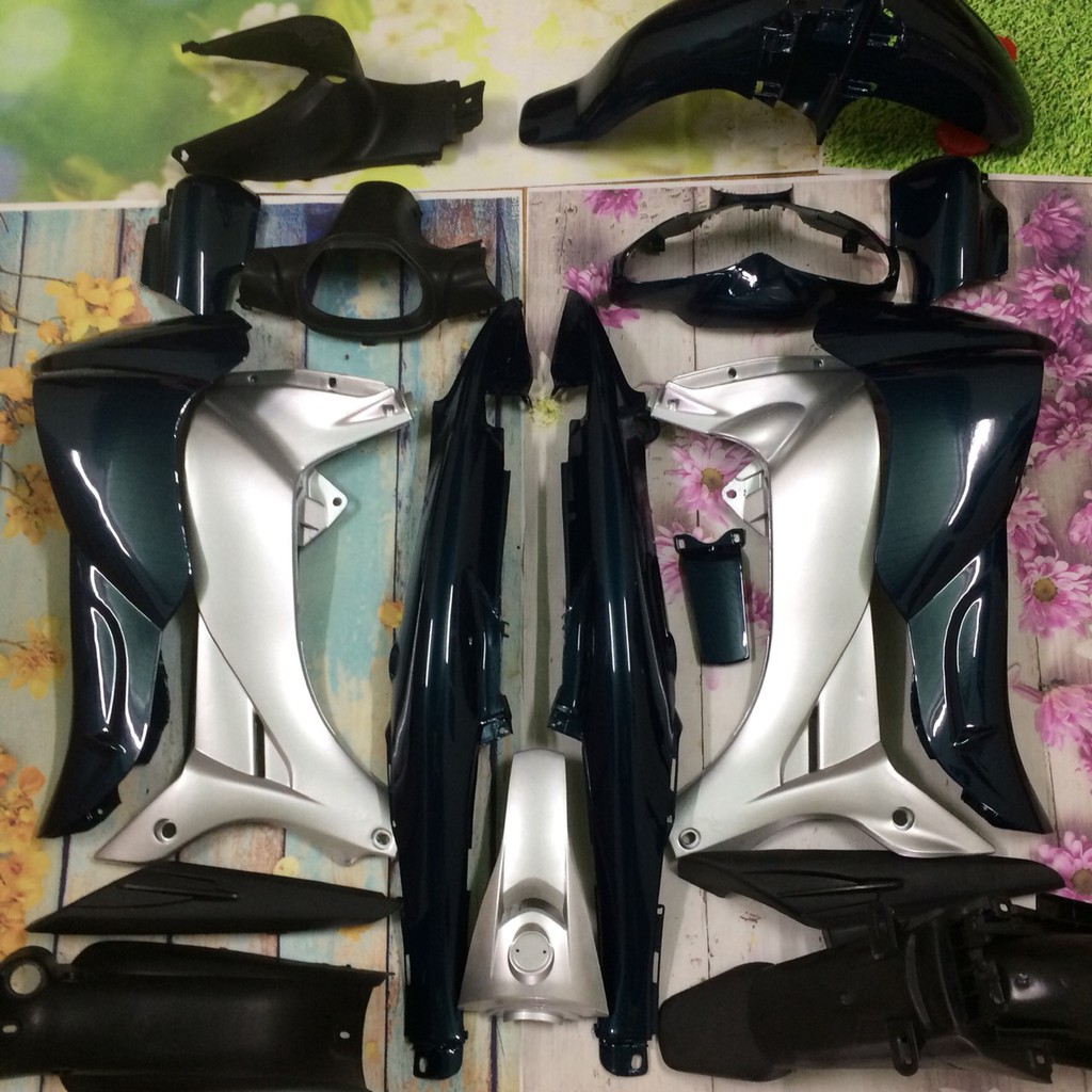 Bộ dàn áo xe jupiter V ,MÀU XANH NHỚT,xe jupiter ,xe yamaha,nhựa nguyên sinh cao cấp