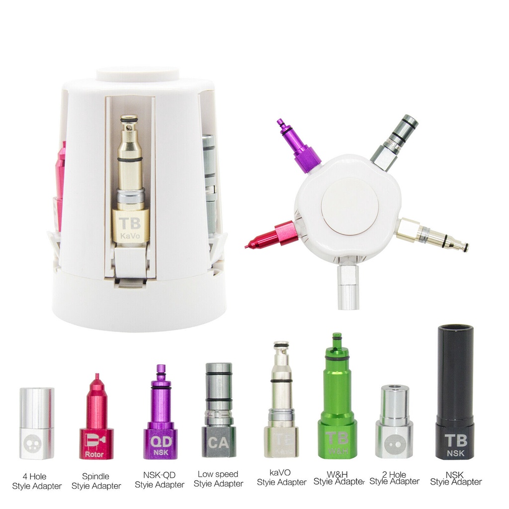 Hệ thống bôi trơn tay khoan nha khoa Máy làm sạch dầu tay cầm nha khoa