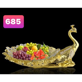 KHAY ĐỰNG HOA QUẢ CHIM CÔNG CAO CẤP