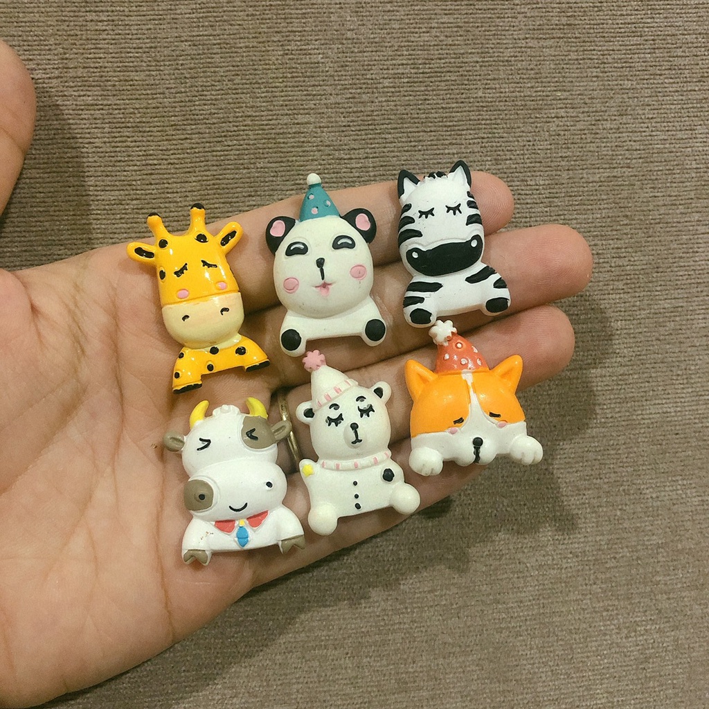 STICKER/JIBBITZ/CHARM ĐỘNG VẬT TRANG TRÍ DÉP SỤC