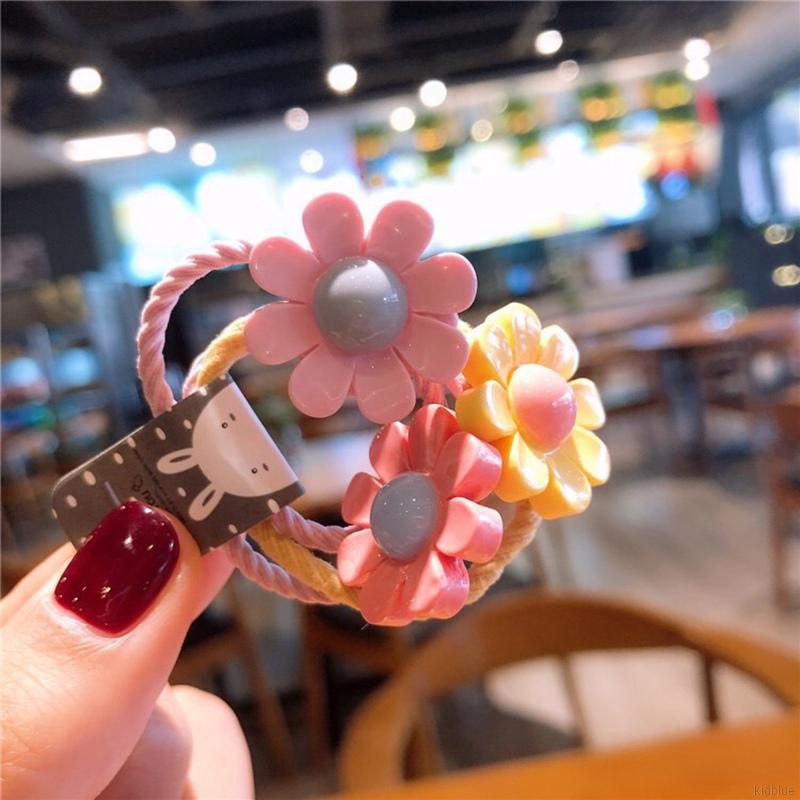 Dây Buộc Tóc Đính Hoa Và Trái Cây Cho Bé Gái