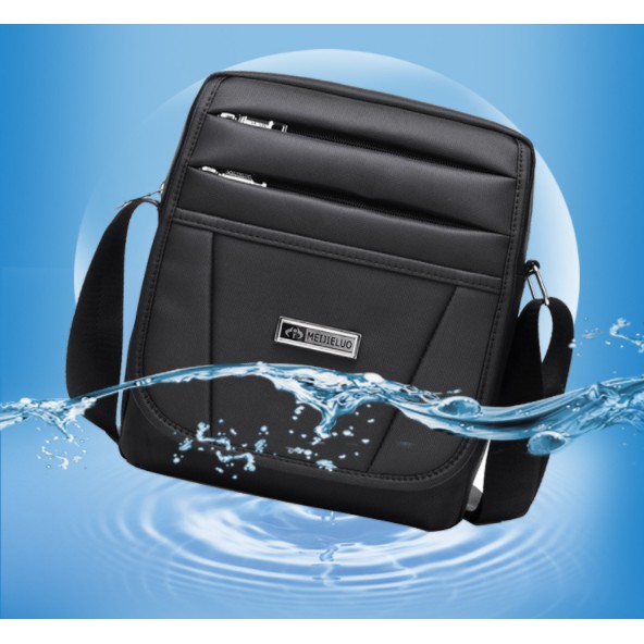 Combo 2 túi chống nước chất liệu vải dù 2 dây kéo đeo ngang hông,  túi vuông | BigBuy360 - bigbuy360.vn