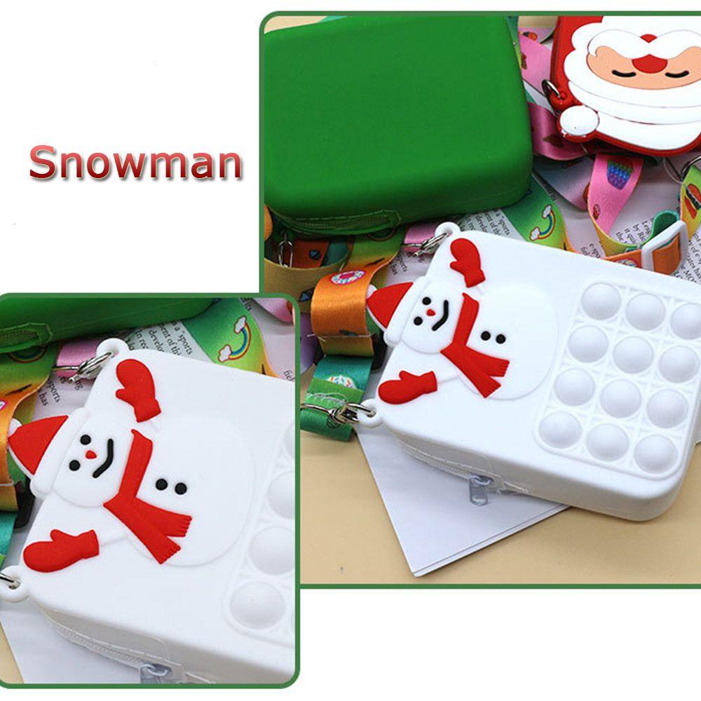 Túi Đeo Chéo Vai Hình Tuần Lộc Giáng Sinh Di Động Giảm Căng Thẳng Thời Trang Cho Trẻ Em