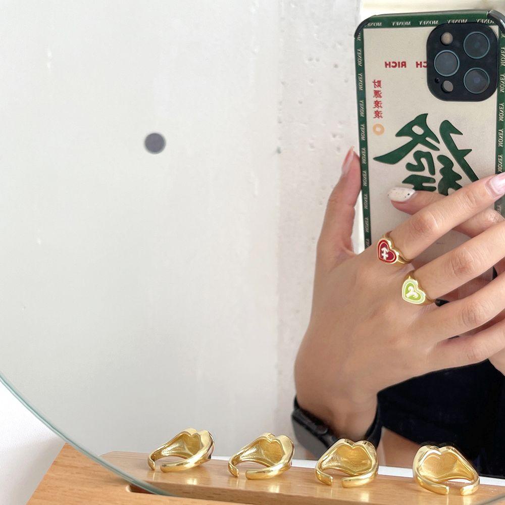 Nhẫn hở họa tiết chòm sao phong cách Hàn Quốc sang trọng thời trang