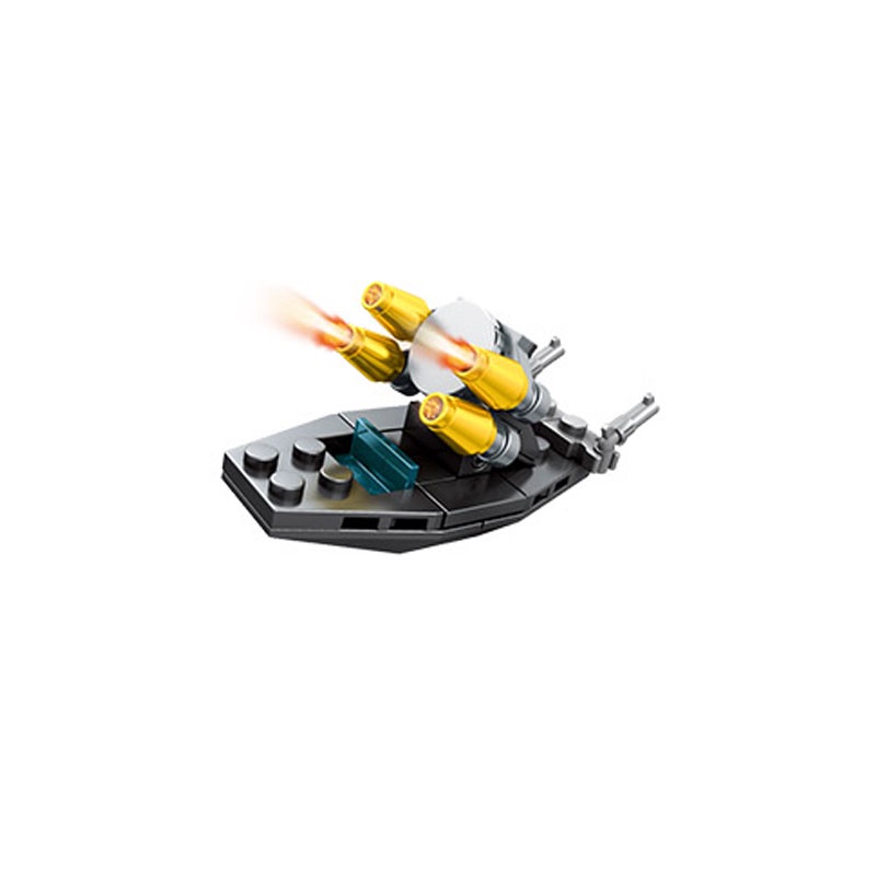 Đồ chơi lắp ráp robot 10 trong 1 Sembo Block mô hình xe máy bay trực thăng SWAT phát triển trí tuệ