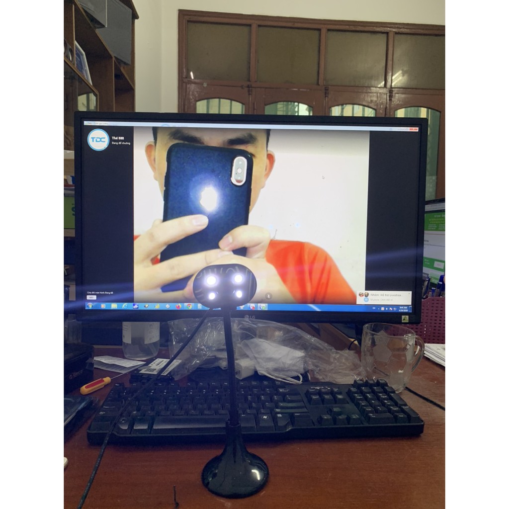 Webcam cao cổ giá rẻ cho máy tính để bàn, laptop, hình ảnh siêu net, giá rẻ. bảo hành 12 tháng.
