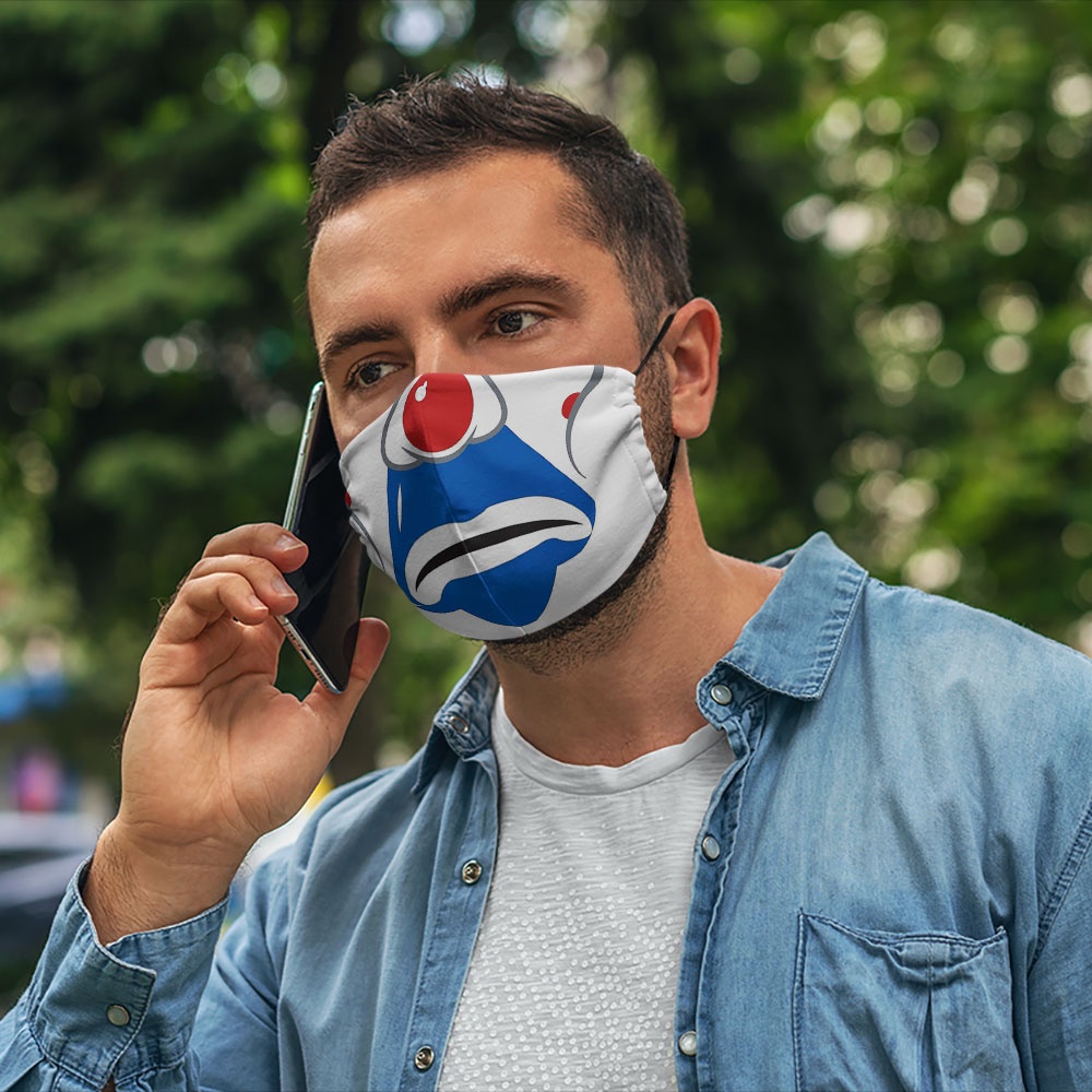 Khẩu trang hoạt hình dễ thương thú cưng cho bé vui nhộn trẻ em Hình Vẽ DRAWN CARTWELL dày 2 lớp có thể giặt và tái sử dụ