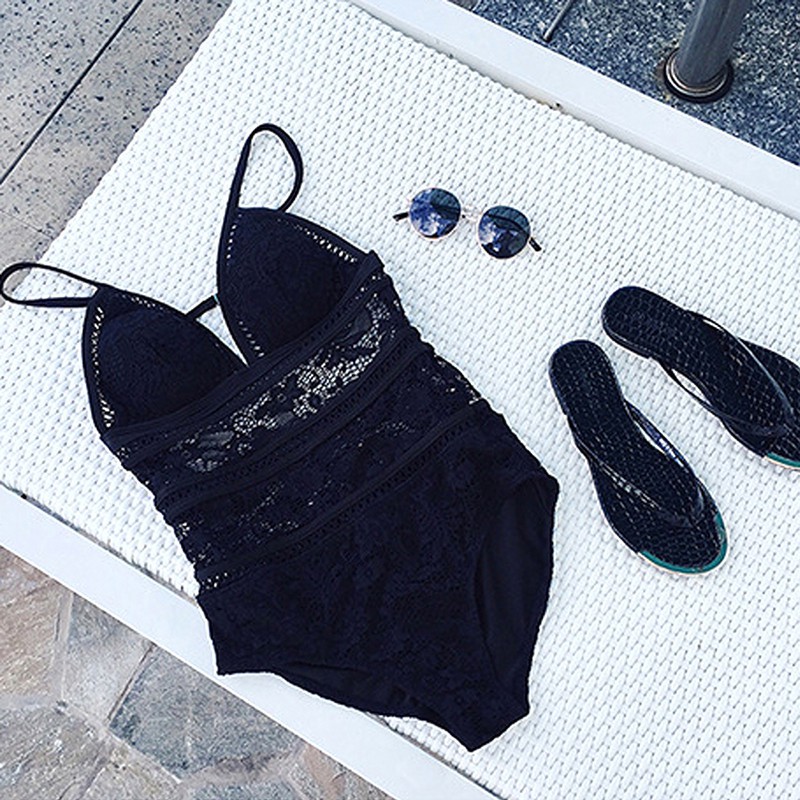 Bộ Đồ bơi đi tắm biển nữ Bikini 1 mảnh ren quyến rũ-DBG7 - Siêu HOT | BigBuy360 - bigbuy360.vn