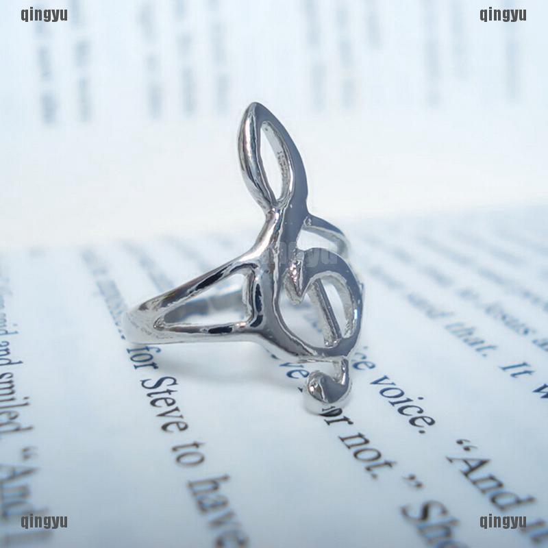 Nhẫn Bạc Hình Nốt Nhạc Thời Trang