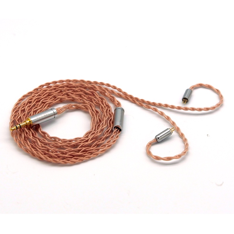 Dây cáp FAAEAL mạ vàng 3.5/2.5/4.4mm 2 chân mm MCX cho tai nghe KZ TFZ Shure SE215