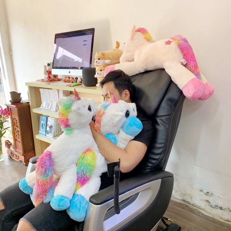 Gấu Bông Ngựa Pony UniCorn cao cấp- Quà lưu niệm ngựa Pony siêu mềm, mịn