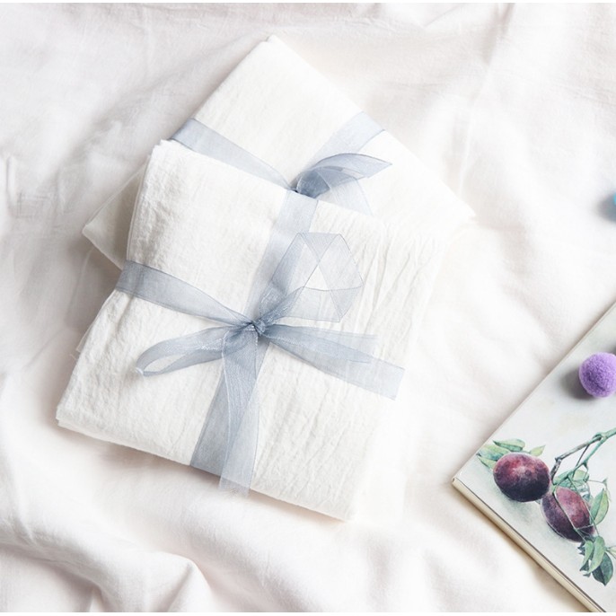 Nền vải trắng trơn để chụp ảnh, livestream...